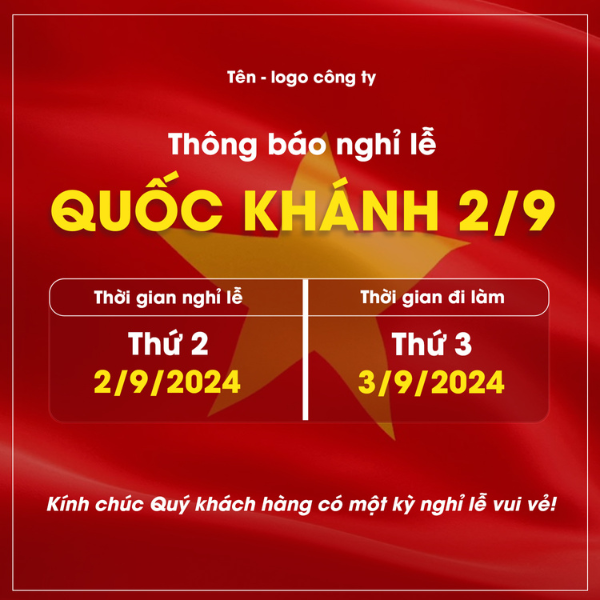 Lễ Quốc Khánh 2/9 Vector