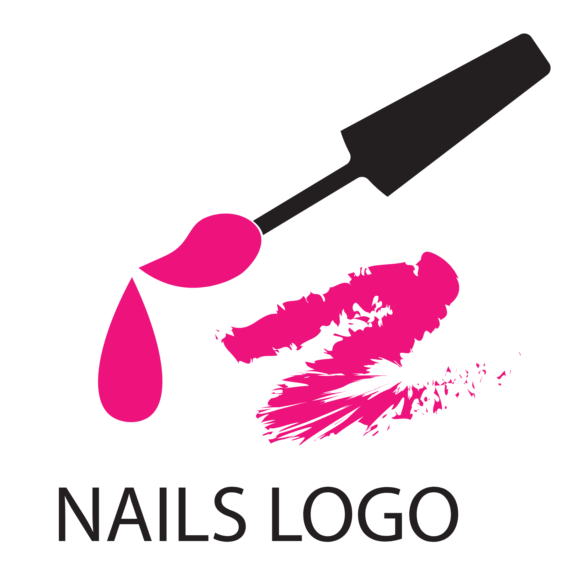 Mẫu kiểu chữ Nails đa dạng cho thiết kế logo