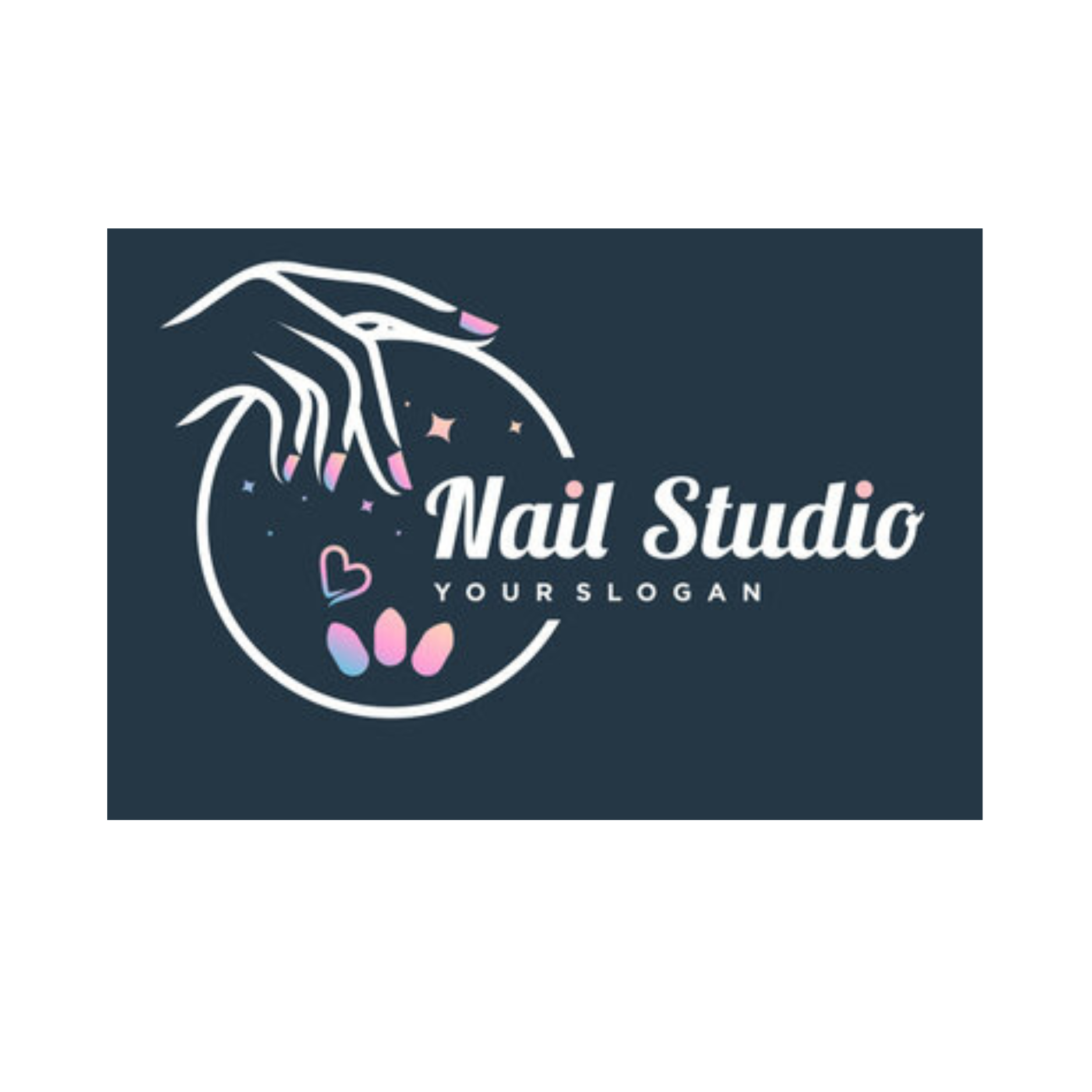 Mẫu kiểu chữ Nails đa dạng cho thiết kế logo