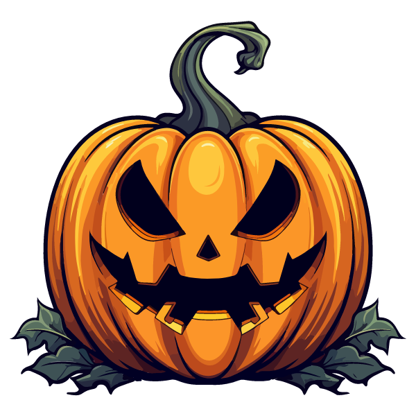  Hình bí ngô Halloween vector cho trang trí