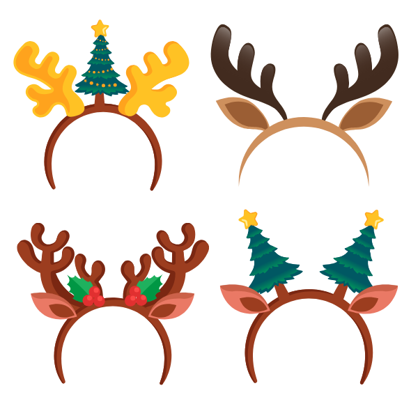 Mũ noel vector